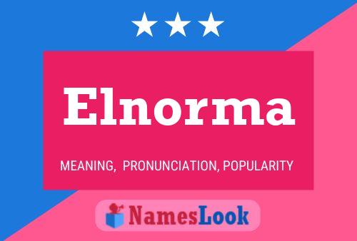 ملصق اسم Elnorma