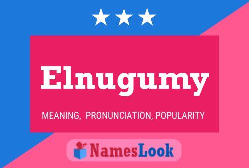 ملصق اسم Elnugumy