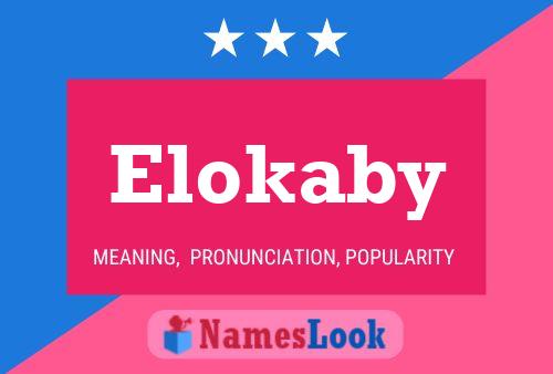 ملصق اسم Elokaby