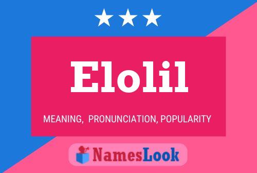 ملصق اسم Elolil