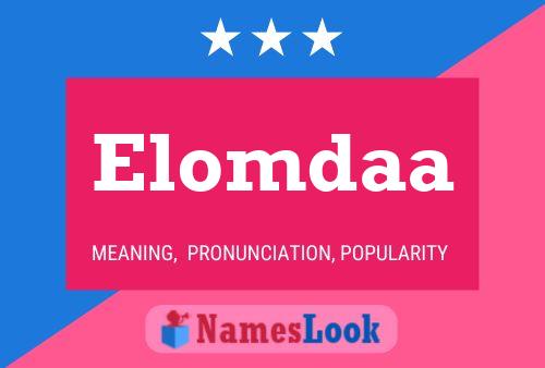 ملصق اسم Elomdaa