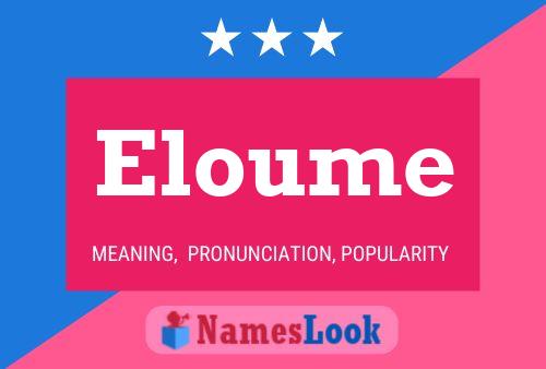 ملصق اسم Eloume