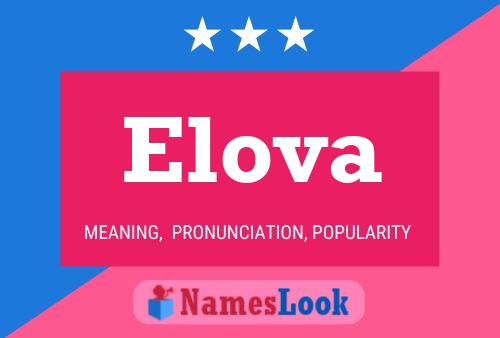 ملصق اسم Elova