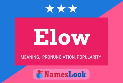 ملصق اسم Elow