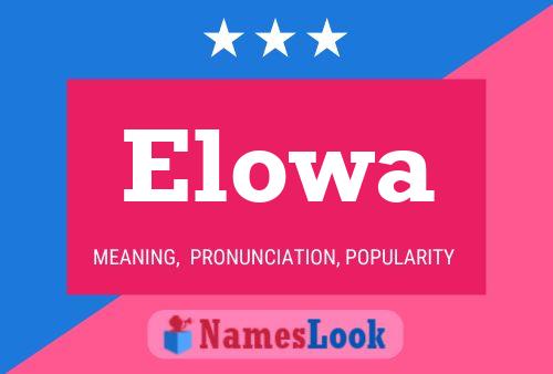 ملصق اسم Elowa