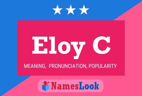 ملصق اسم Eloy C