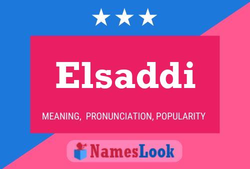 ملصق اسم Elsaddi