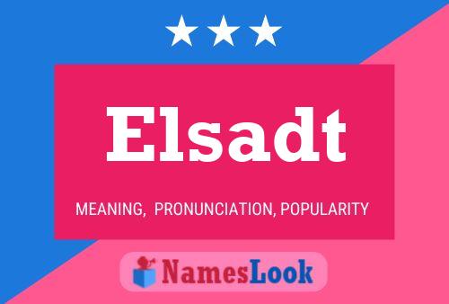 ملصق اسم Elsadt