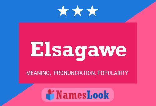 ملصق اسم Elsagawe