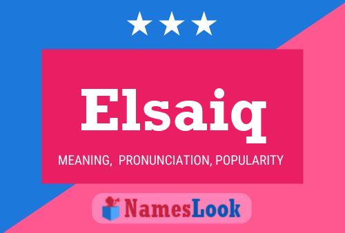 ملصق اسم Elsaiq