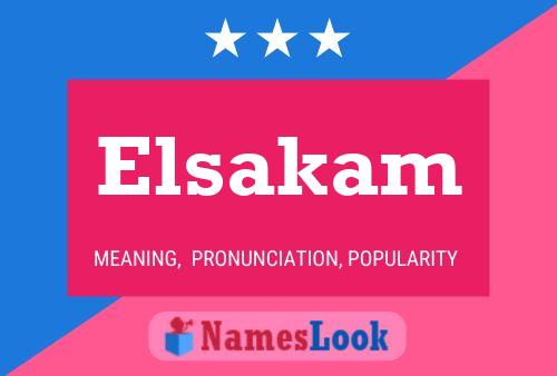 ملصق اسم Elsakam