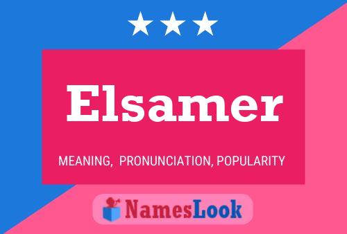 ملصق اسم Elsamer