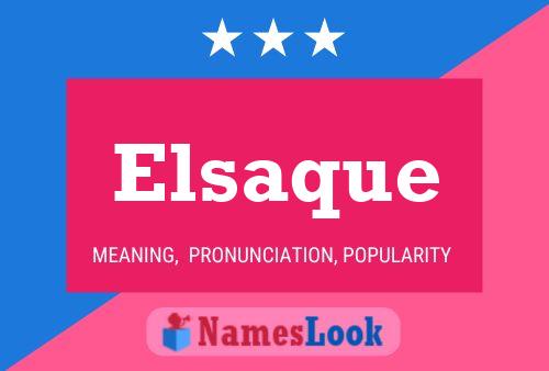 ملصق اسم Elsaque