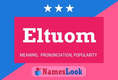 ملصق اسم Eltuom