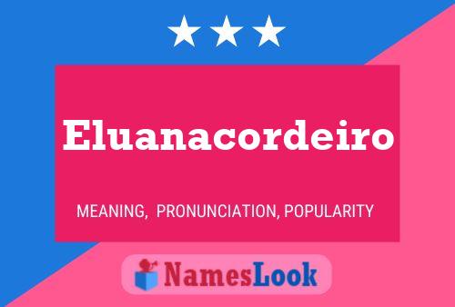 ملصق اسم Eluanacordeiro