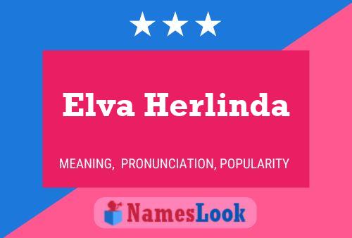 ملصق اسم Elva Herlinda