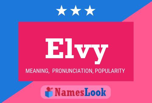 ملصق اسم Elvy