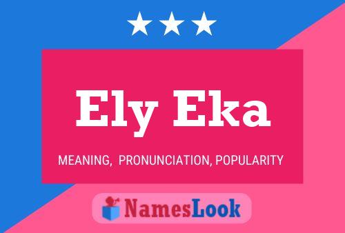 ملصق اسم Ely Eka