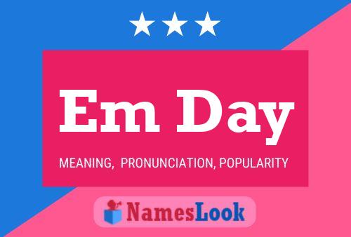 ملصق اسم Em Day