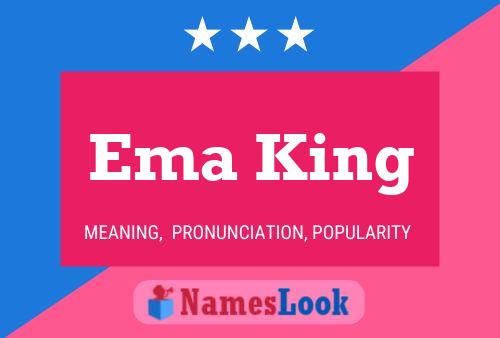 ملصق اسم Ema King