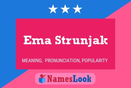 ملصق اسم Ema Strunjak