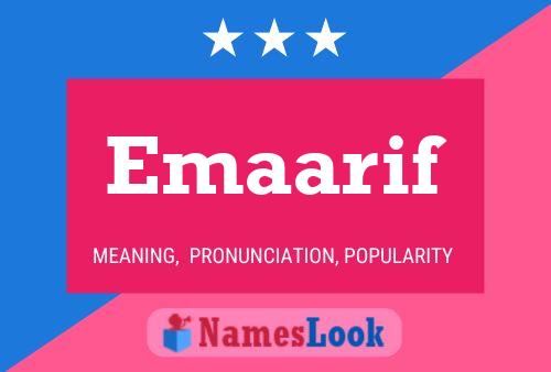 ملصق اسم Emaarif