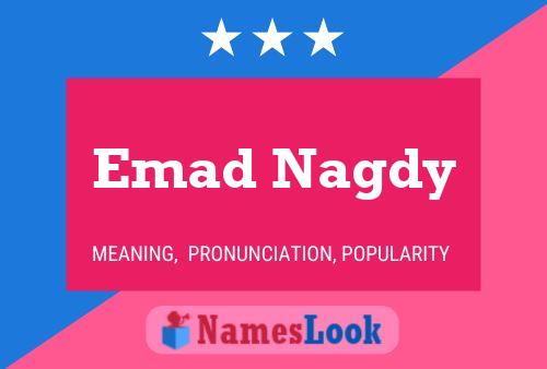 ملصق اسم Emad Nagdy