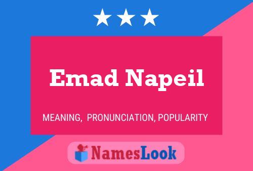 ملصق اسم Emad Napeil