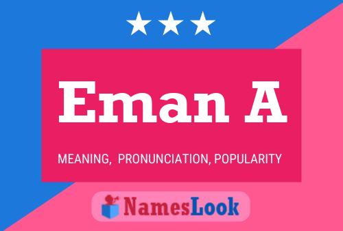 ملصق اسم Eman A