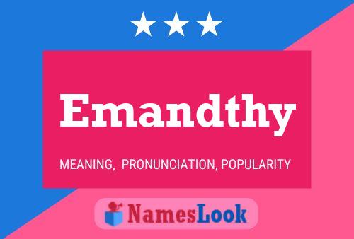 ملصق اسم Emandthy