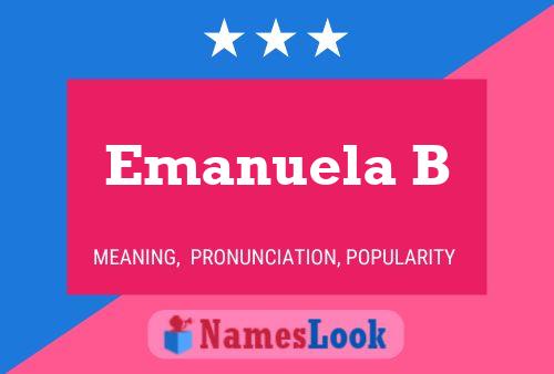 ملصق اسم Emanuela B