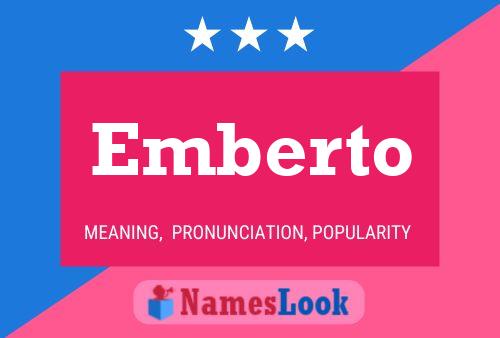 ملصق اسم Emberto