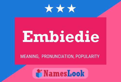 ملصق اسم Embiedie