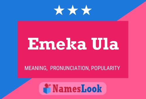 ملصق اسم Emeka Ula