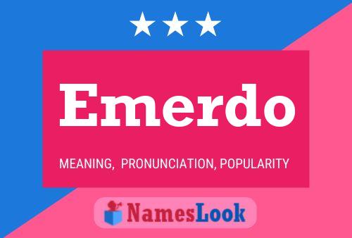 ملصق اسم Emerdo