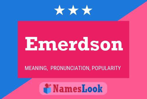 ملصق اسم Emerdson