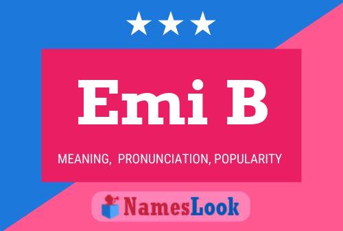 ملصق اسم Emi B