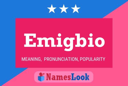 ملصق اسم Emigbio