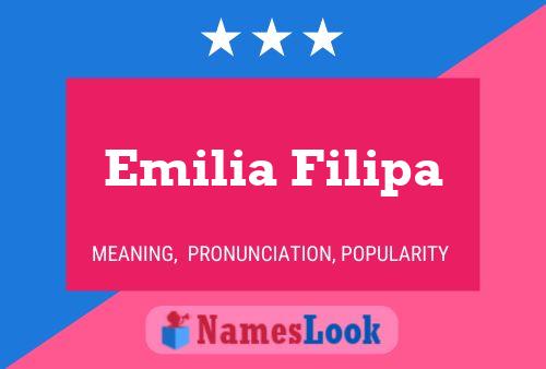 ملصق اسم Emilia Filipa