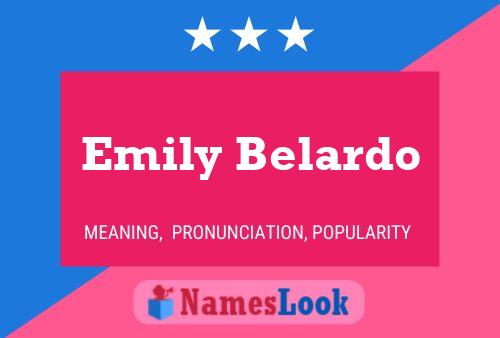 ملصق اسم Emily Belardo