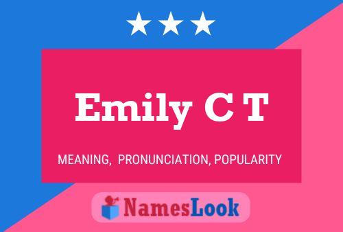 ملصق اسم Emily C T