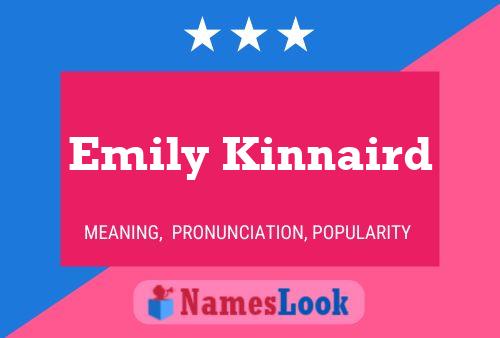 ملصق اسم Emily Kinnaird