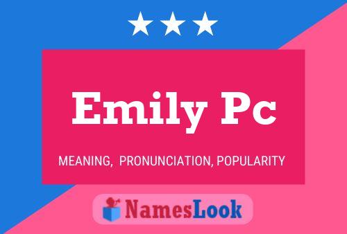 ملصق اسم Emily Pc