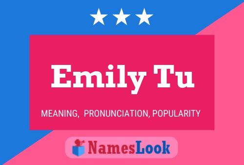 ملصق اسم Emily Tu