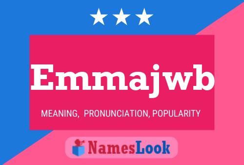 ملصق اسم Emmajwb