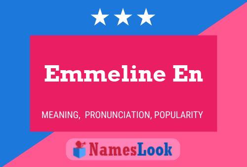 ملصق اسم Emmeline En