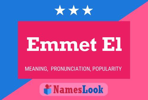 ملصق اسم Emmet El