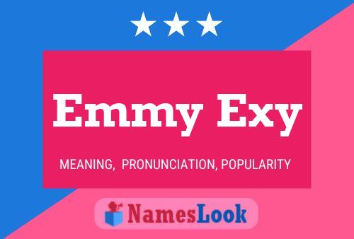 ملصق اسم Emmy Exy