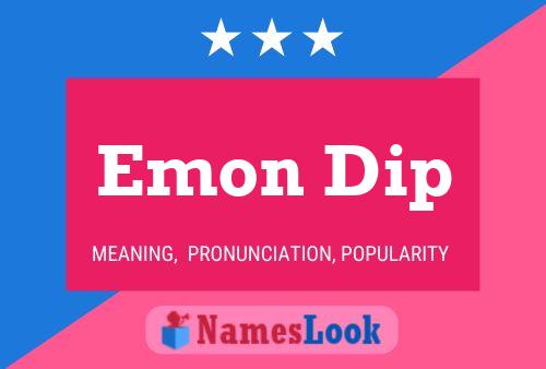 ملصق اسم Emon Dip