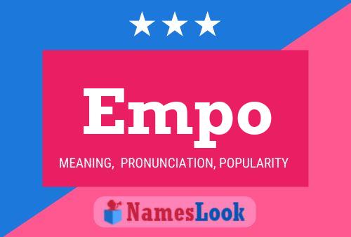 ملصق اسم Empo